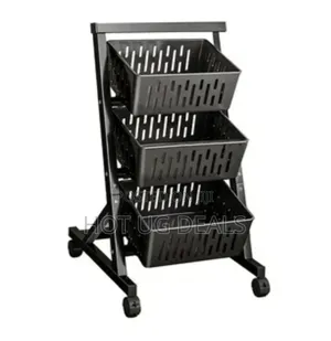 3 Tier Kitchen Fruit Vegetable Metal Wire Basket Stand Rack