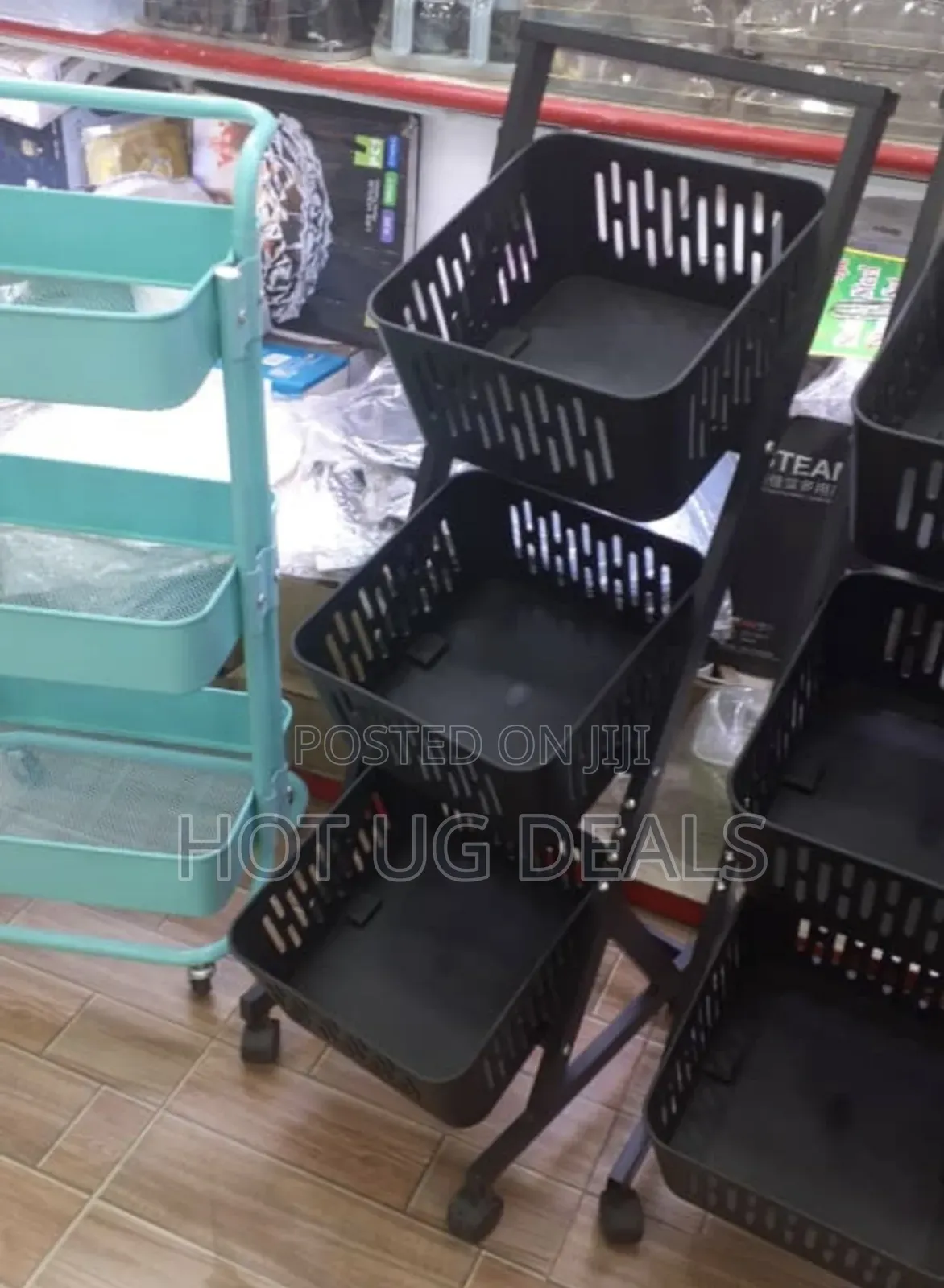 3 Tier Kitchen Fruit Vegetable Metal Wire Basket Stand Rack
