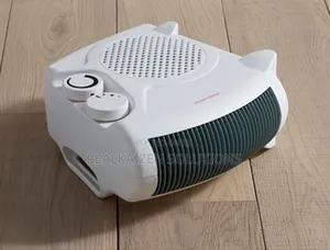 UK FINE ELEMENTS 2 Heat Settings White Color Fan Heater