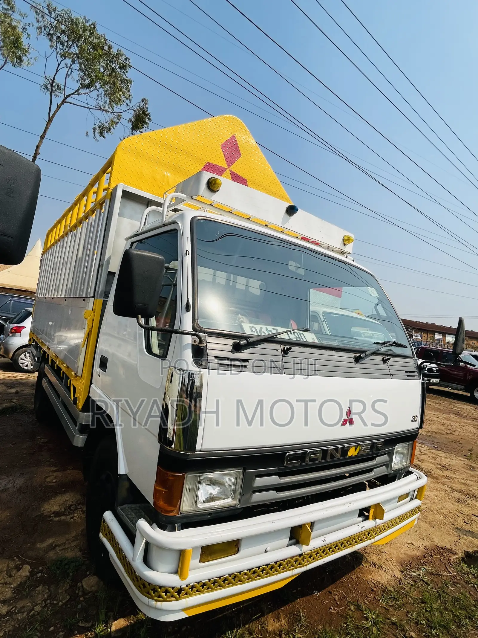Canter Used on Ubj Number Plate