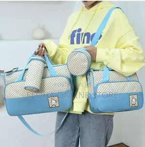 Large Capacity Waterproof Durable Polyester Diaper Bag Set