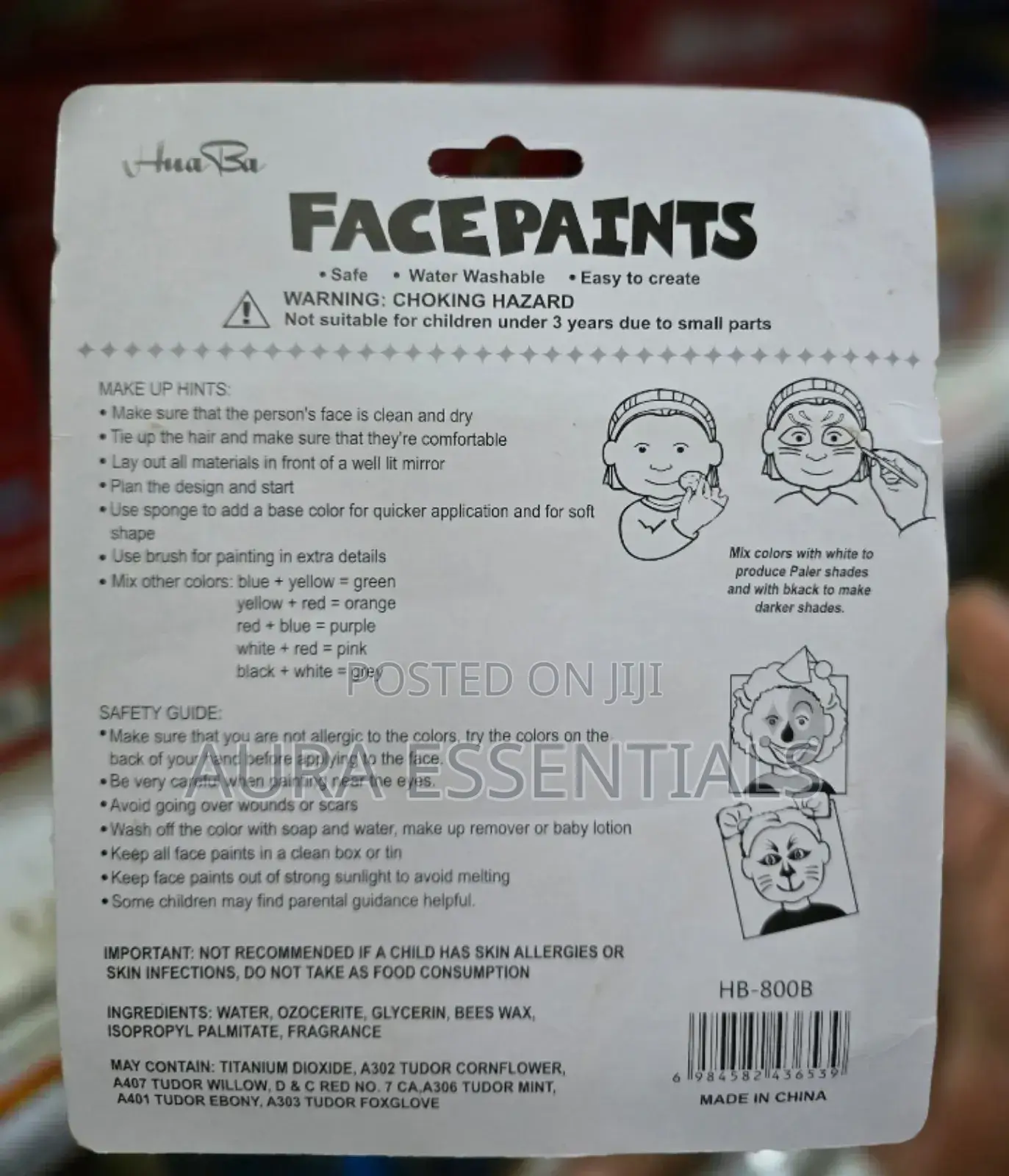 Kids Face and Body Paint Set