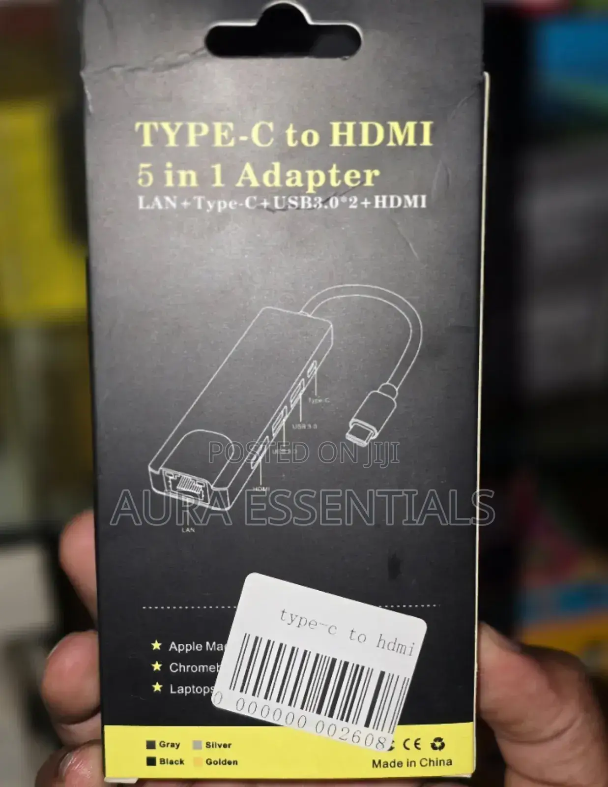 5 in 1 Lan Ethernet HDTV Customized Type C.