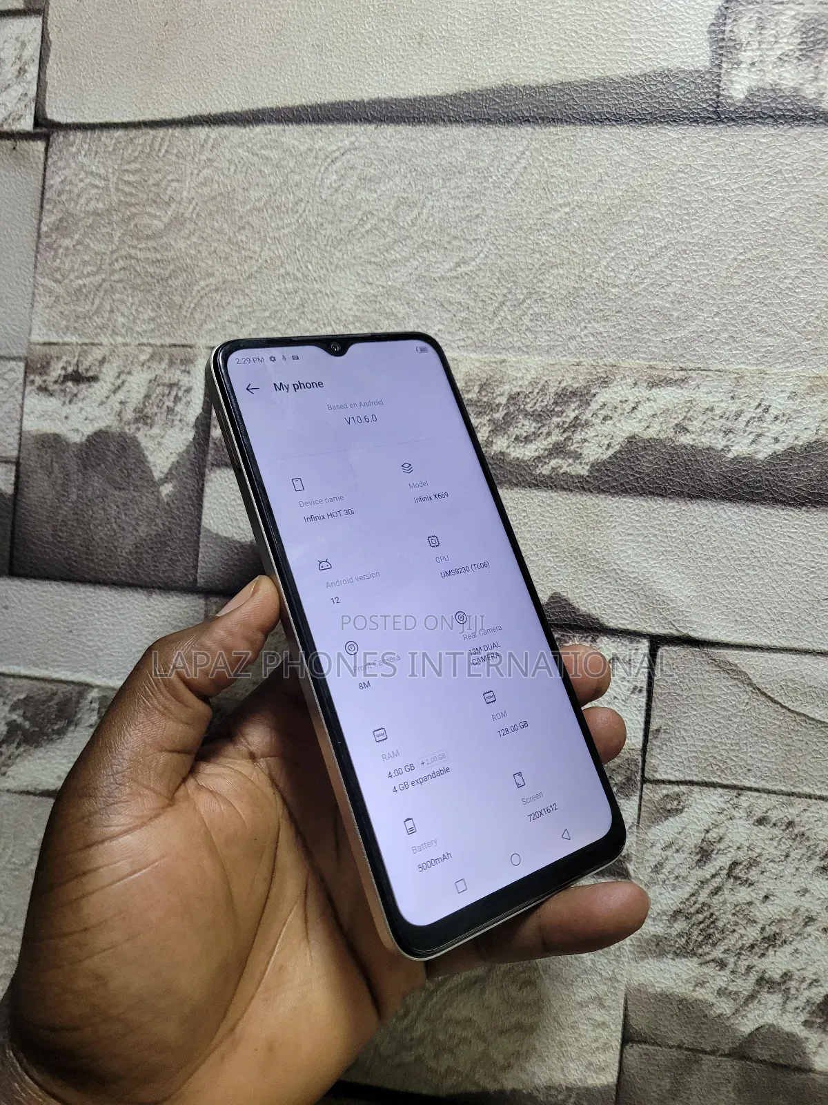 Infinix Hot 30i 128 GB Yellow