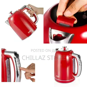 RAF 360 Swivel Base Glass Body Electric Kettle.