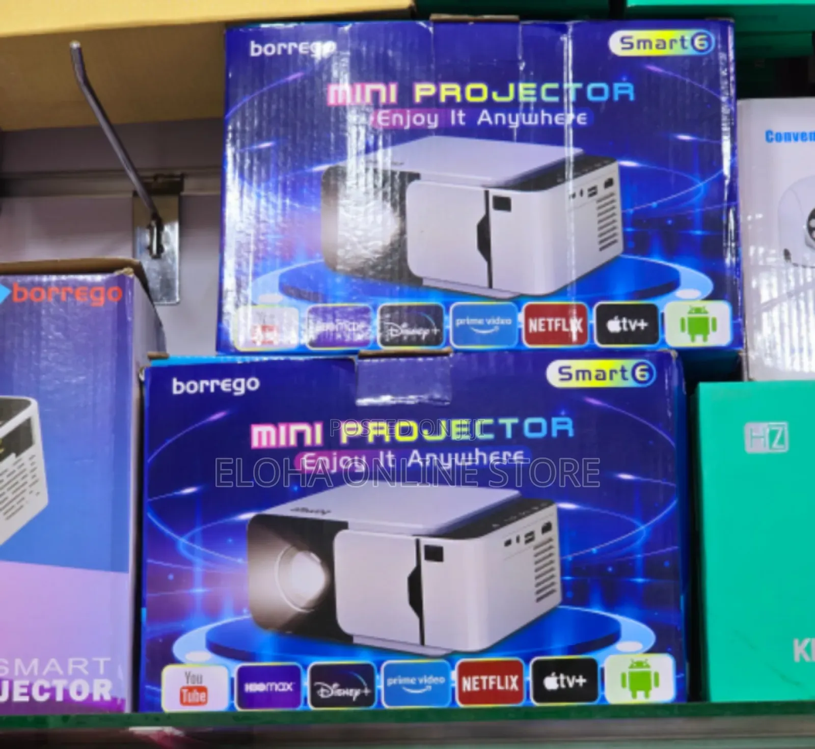 Borrego High Quality Smart Mini Projector
