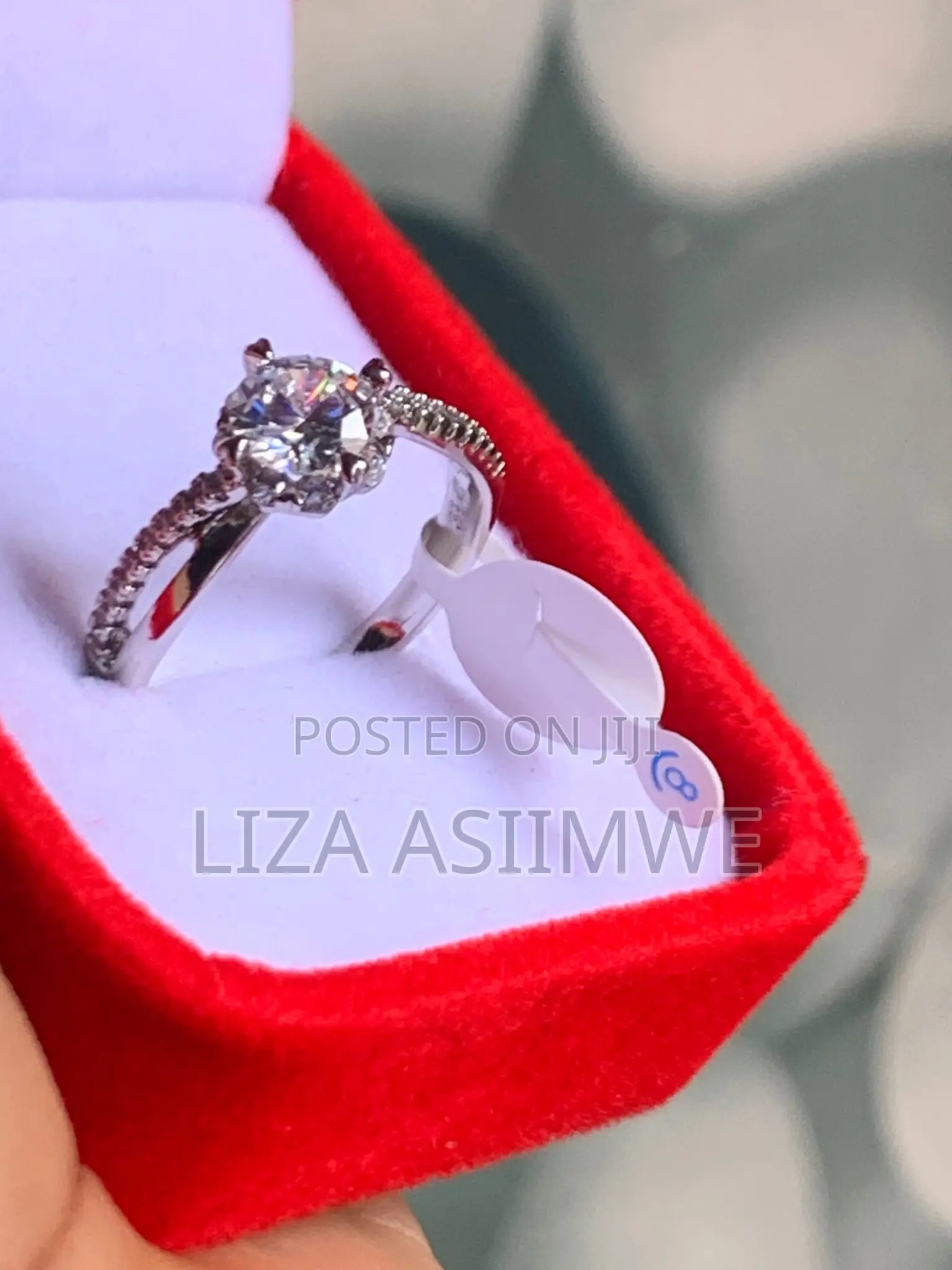 Round Cut Cross Design Engagement Ring (18) (8)