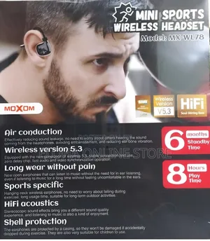 Moxom MX-WL78 Mini Sports Neckband Wireless Earphone
