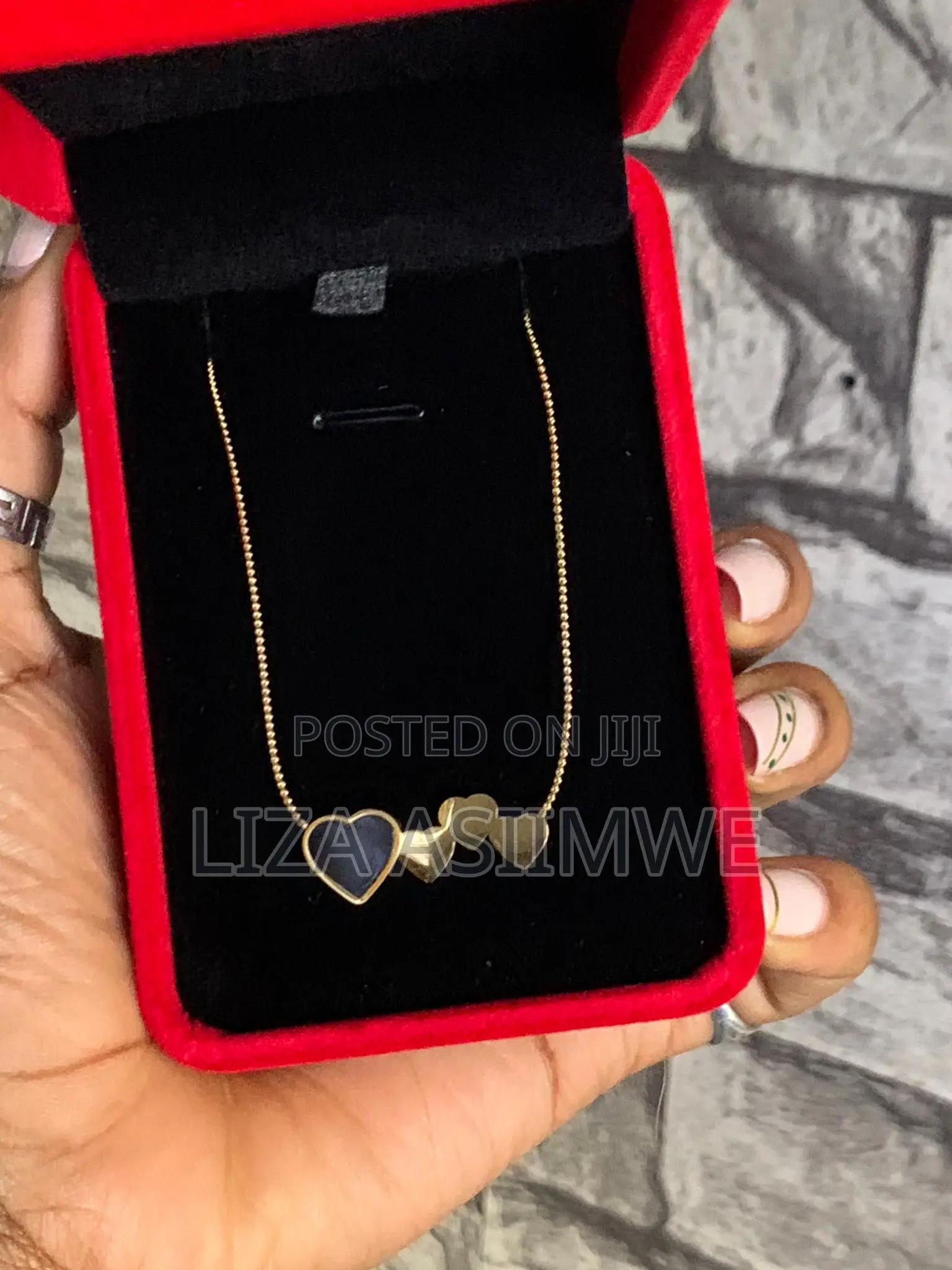 Charming Korean Sweet Hearts Pendant Necklace