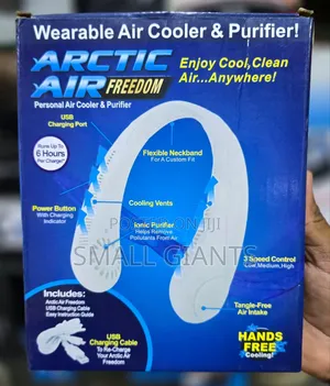 Hands- Free Wearable Air Cooler and Purifier