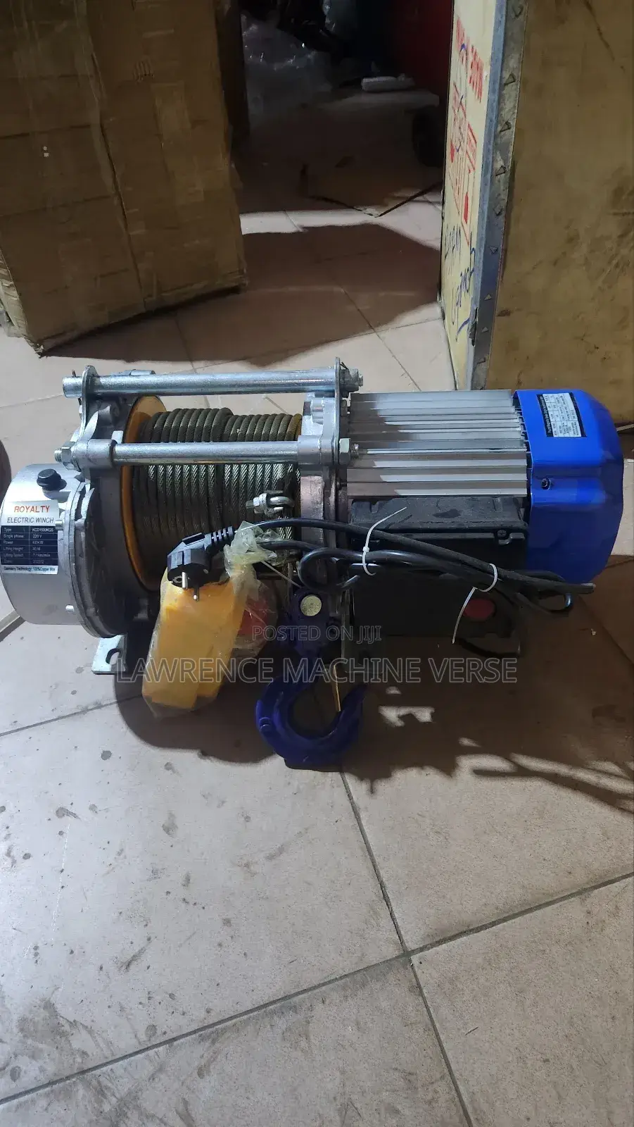 Electric Hoist 1500LGS 4kw 40 Meters