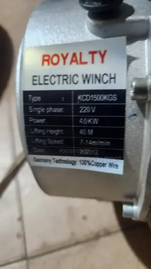 Electric Hoist 1500LGS 4kw 40 Meters