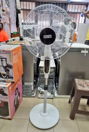 Solstar Stand Fan With Remote – White