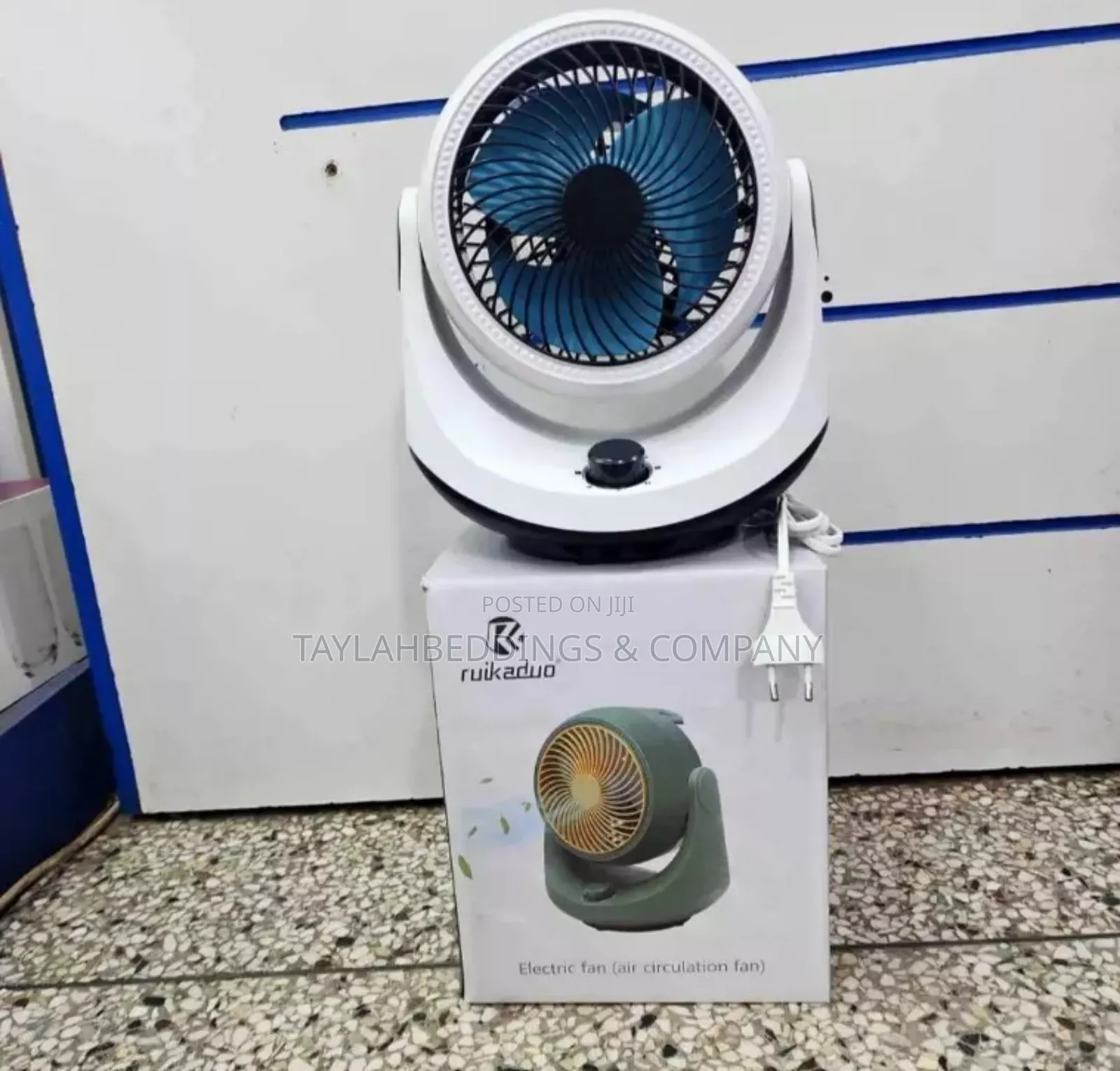 Portable Desk Office Table Round Fan