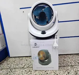 Portable Desk Office Table Round Fan
