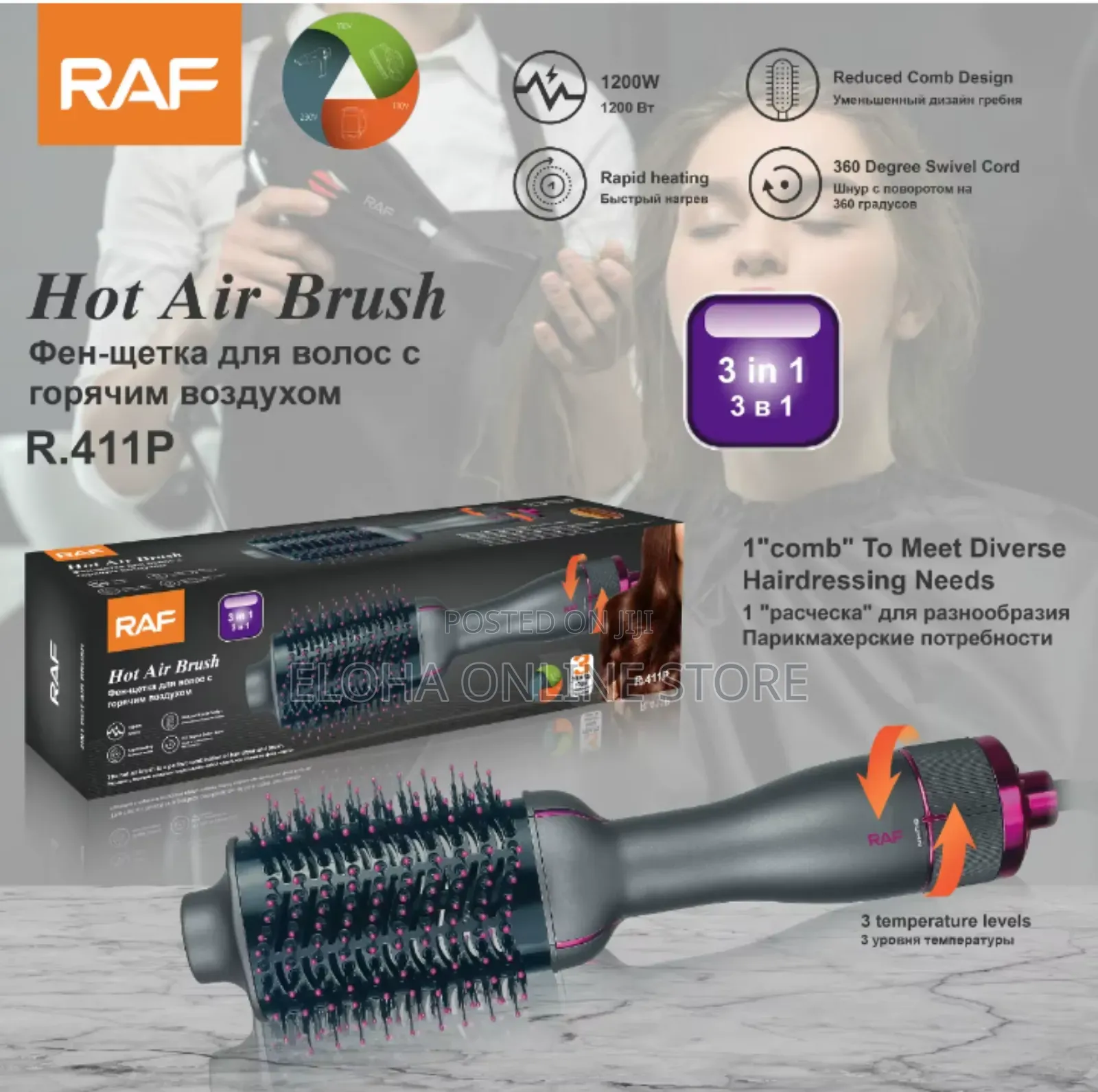 RAF Hot Hair Air Brush
