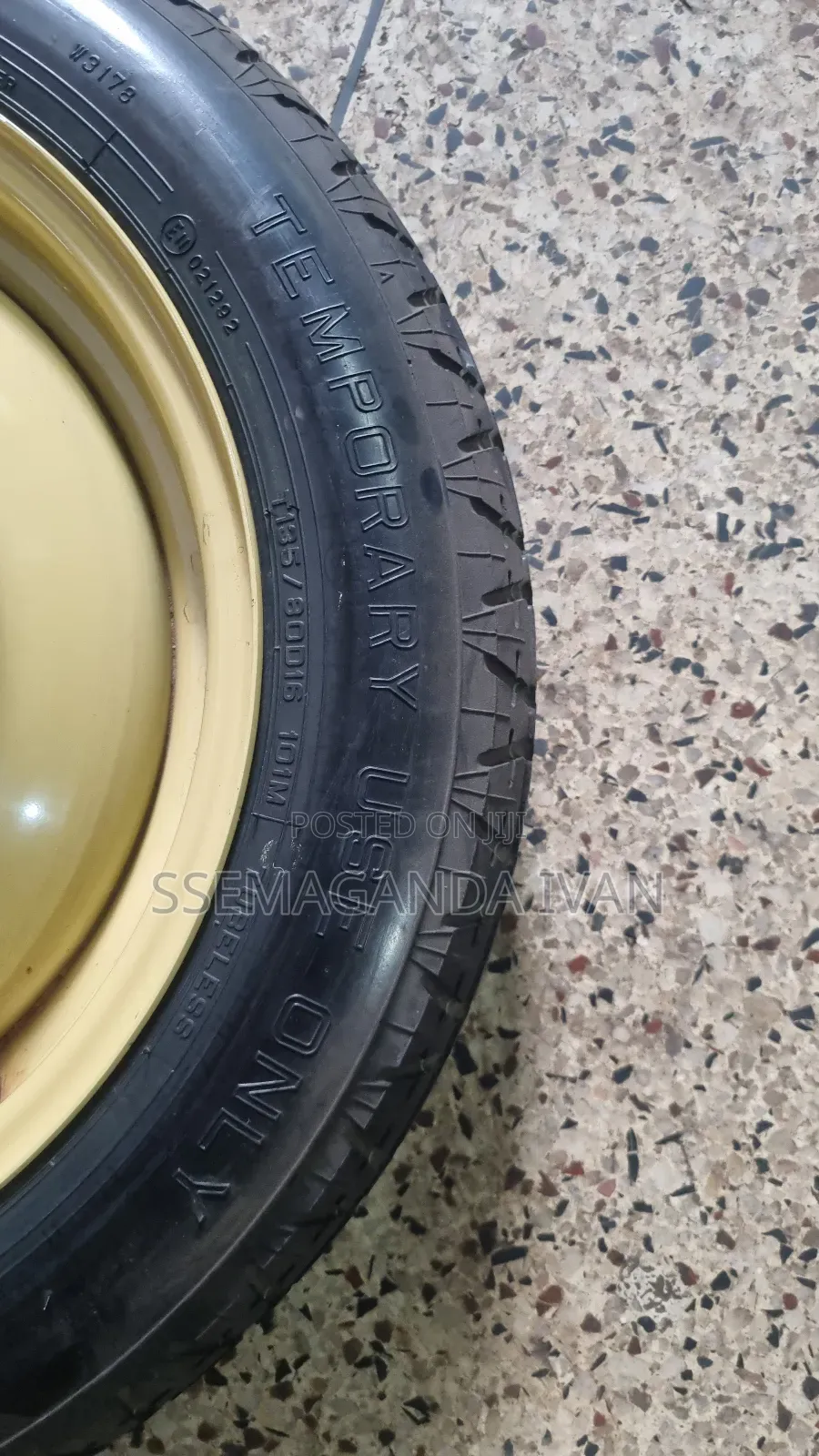 Mark X Spare Tire Original(Yellow Rim)