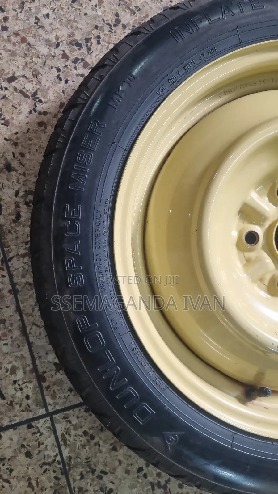 Mark X Spare Tire Original(Yellow Rim)