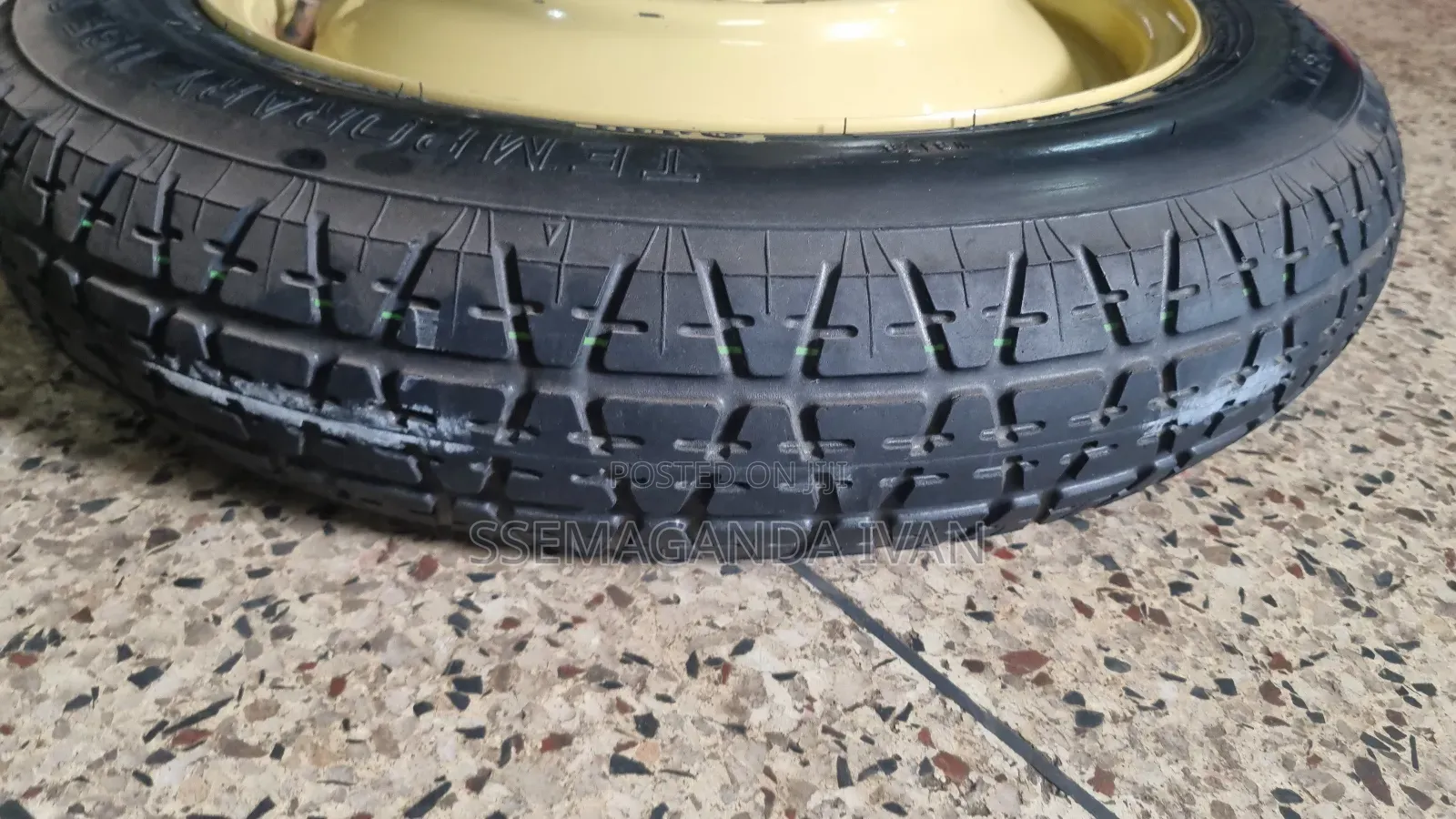 Mark X Spare Tire Original(Yellow Rim)