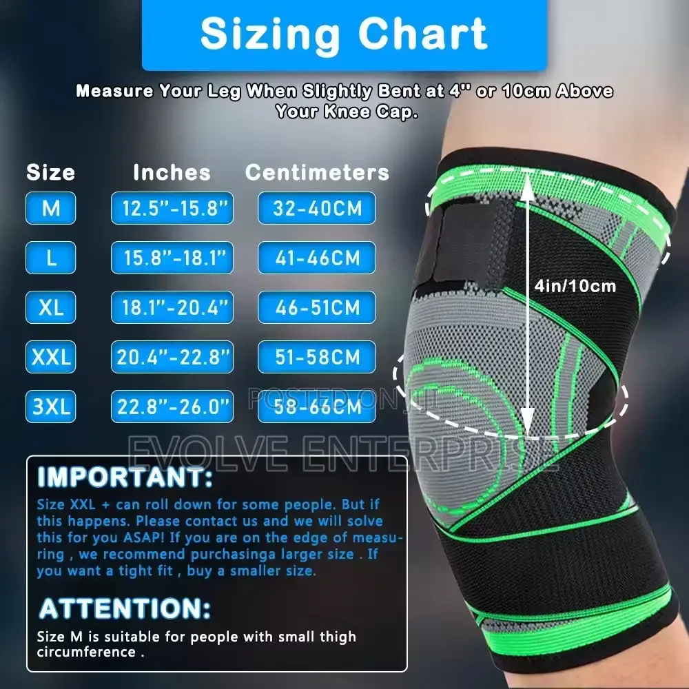 1pcs Adjustable Sports Knee Pad Knee Pain Relief