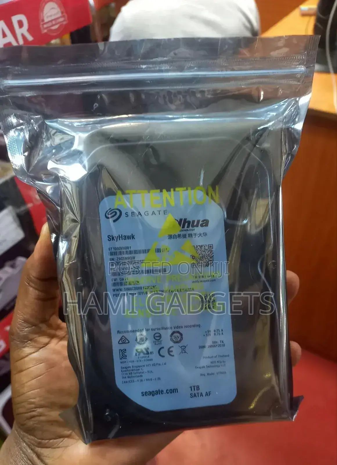1tb Seagate Surveillance Hard Disk