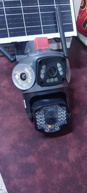 Solar Camera With Siren 4g Sim Card,V380pro