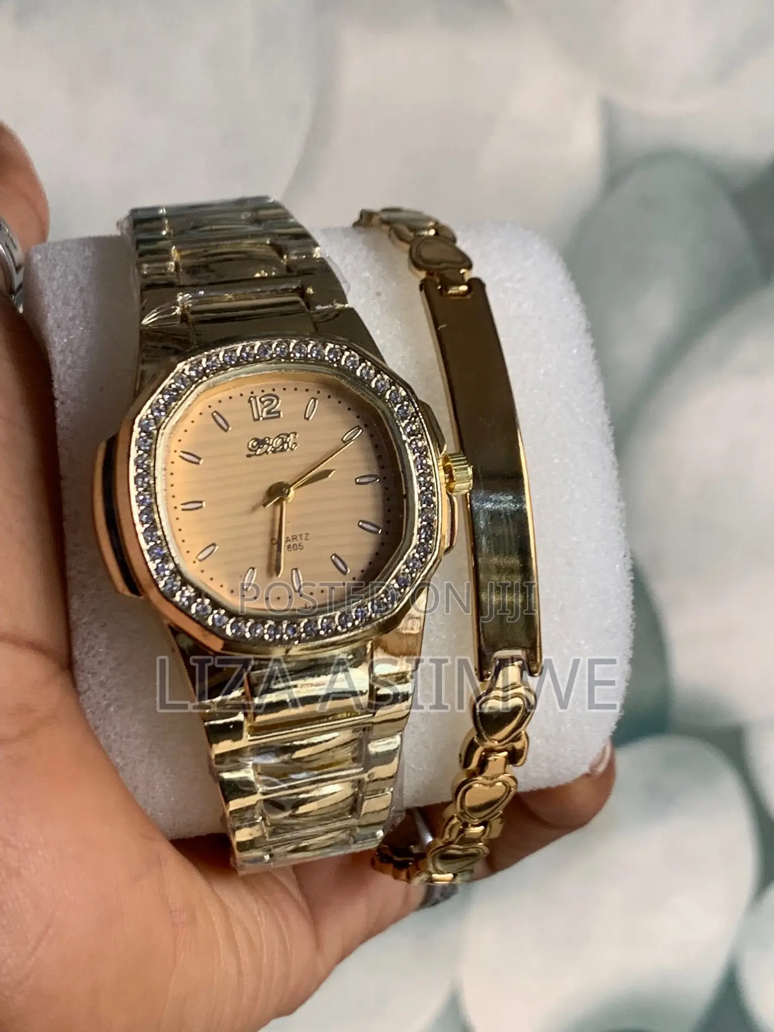 Lady’S Elegant and Classy Watch and Bracelet