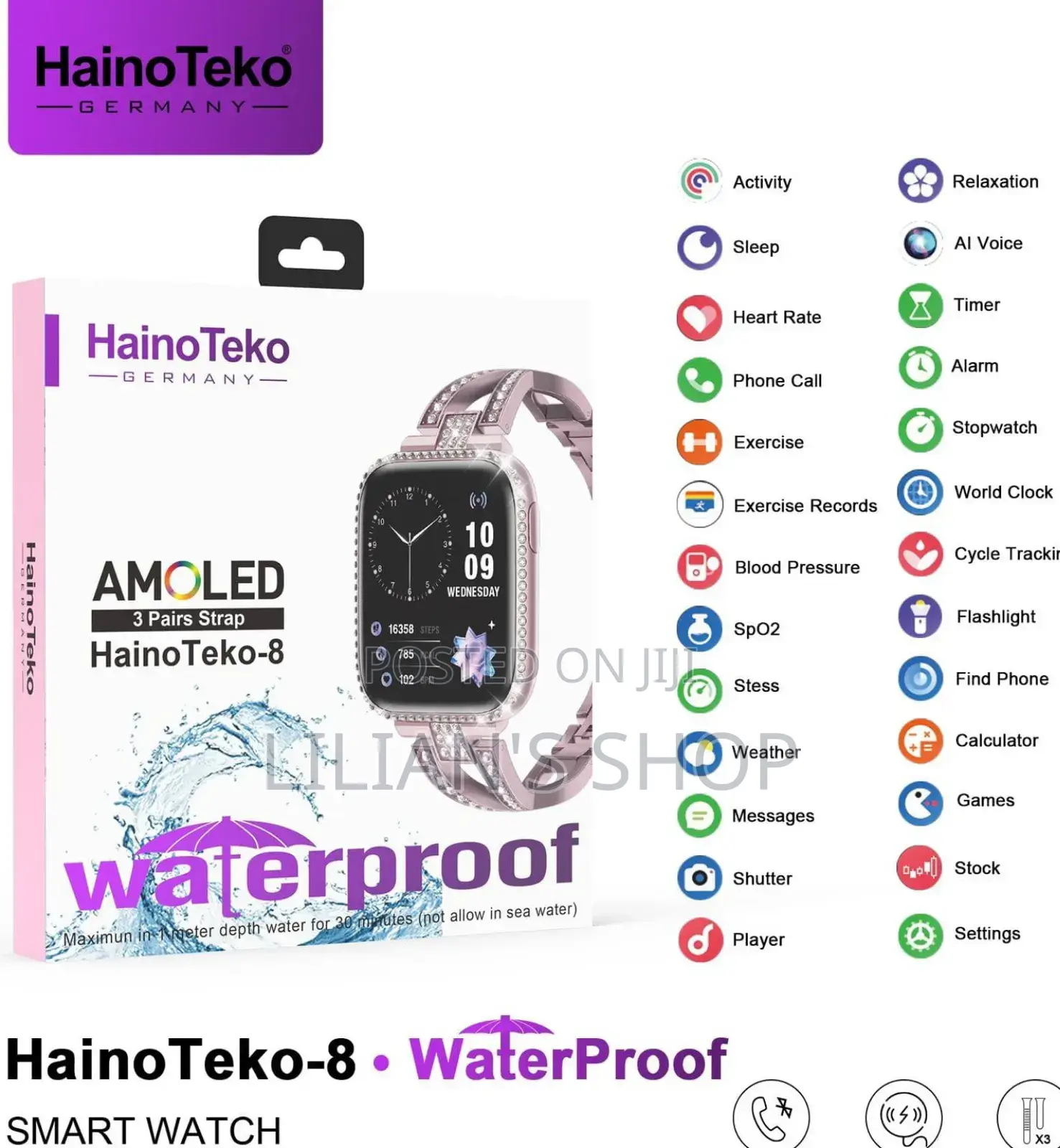 Haino Teko 8 German Waterproof Smartwatch