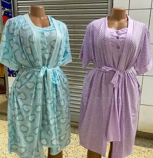 Photo - 2piece Ladies Night Grown - Cotton