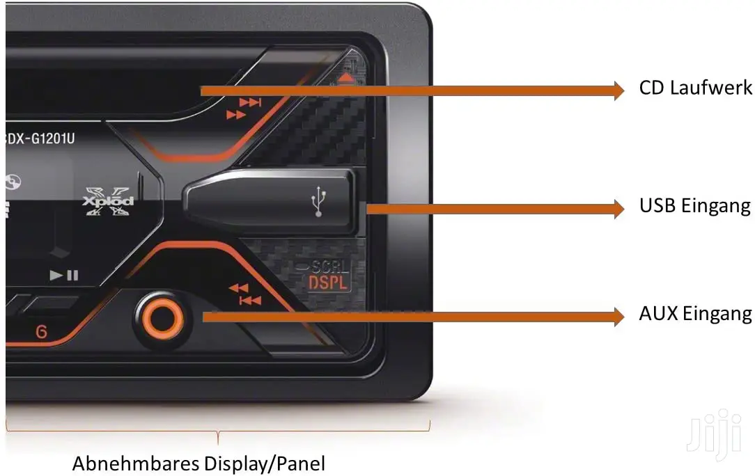 Sony CDX-G1201U Car Head Unit CD/FM/MP3/USB
