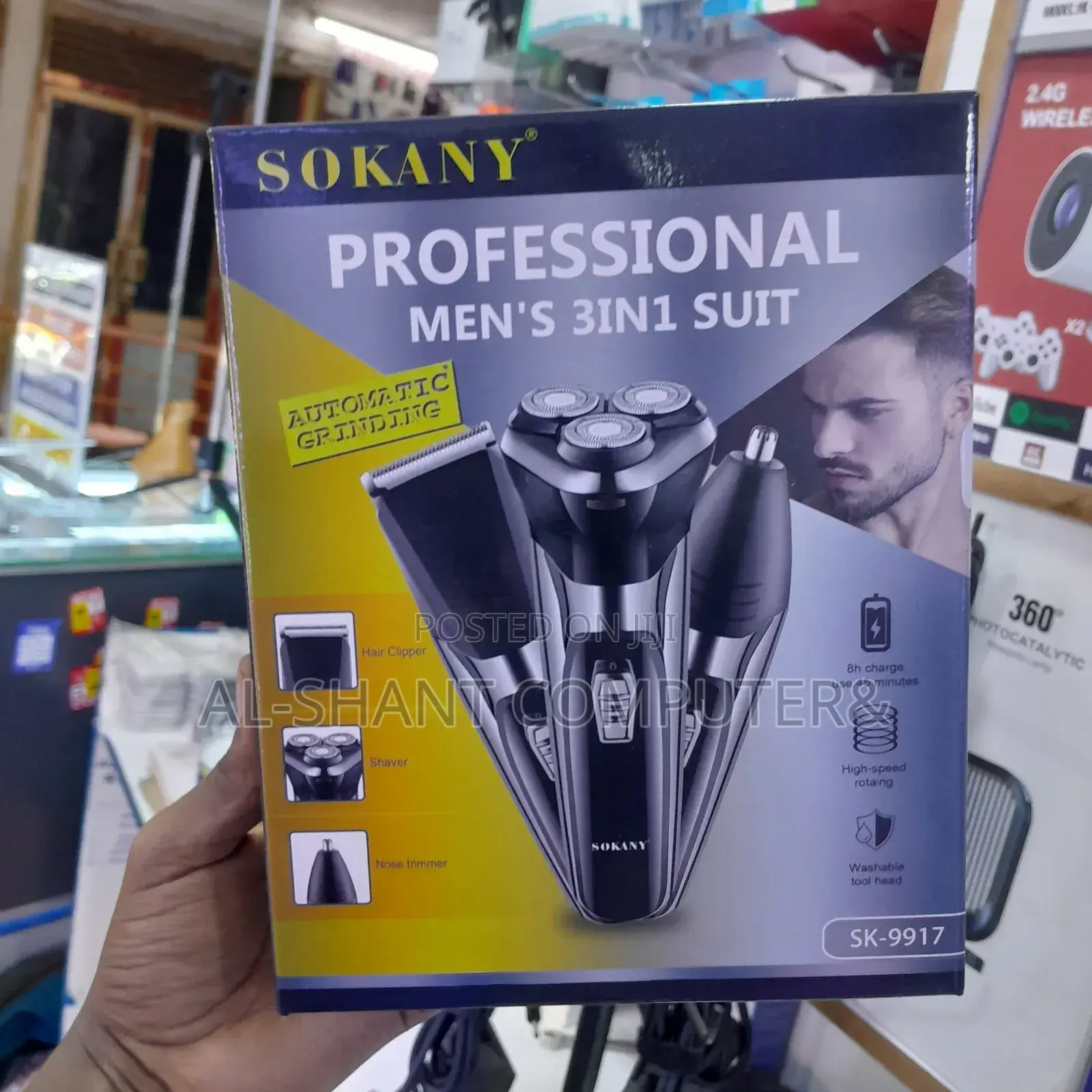 Sokany SK-9917 Professional 3in1 Mens Suit/Trimmers