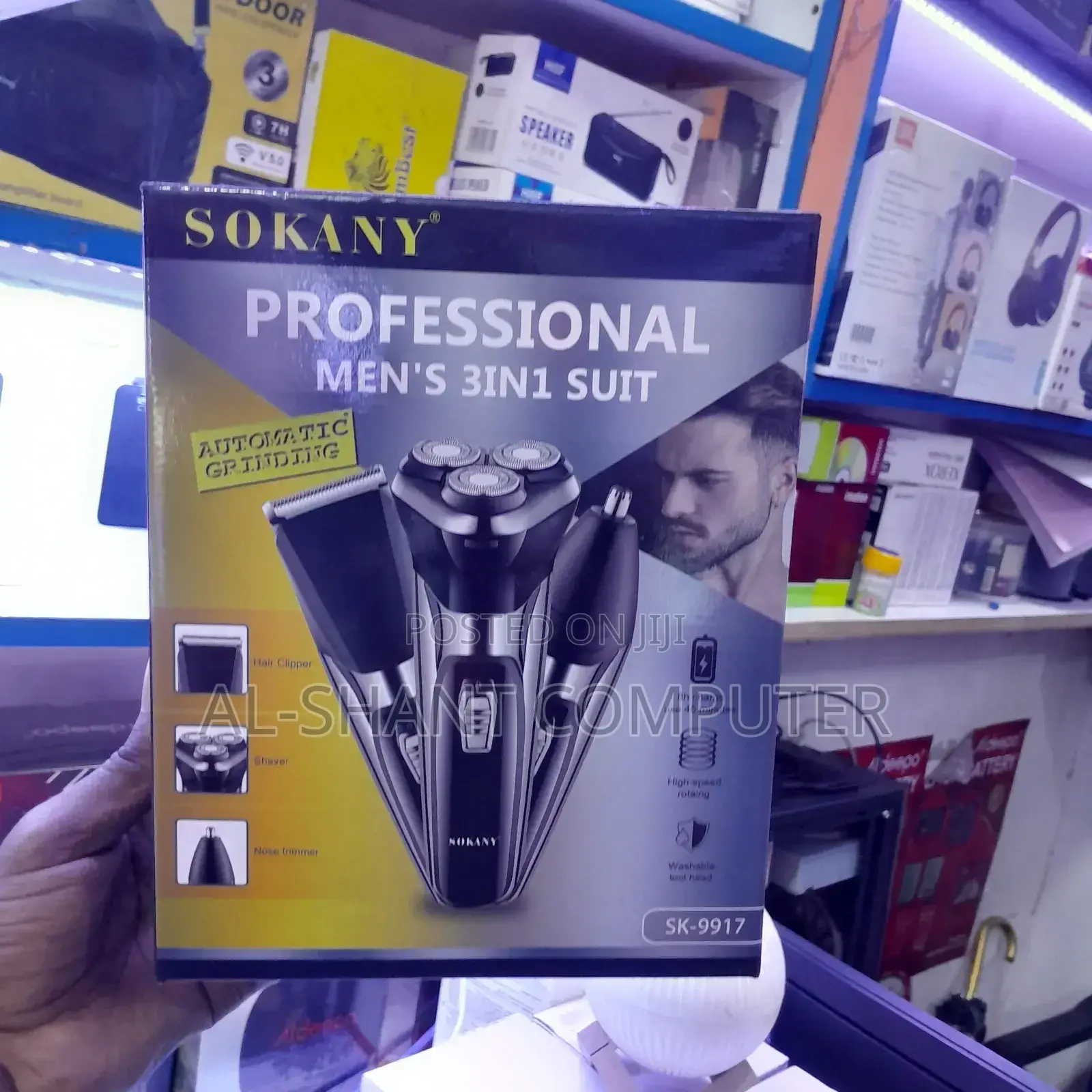 Sokany SK-9917 Professional 3in1 Mens Suit/Trimmers