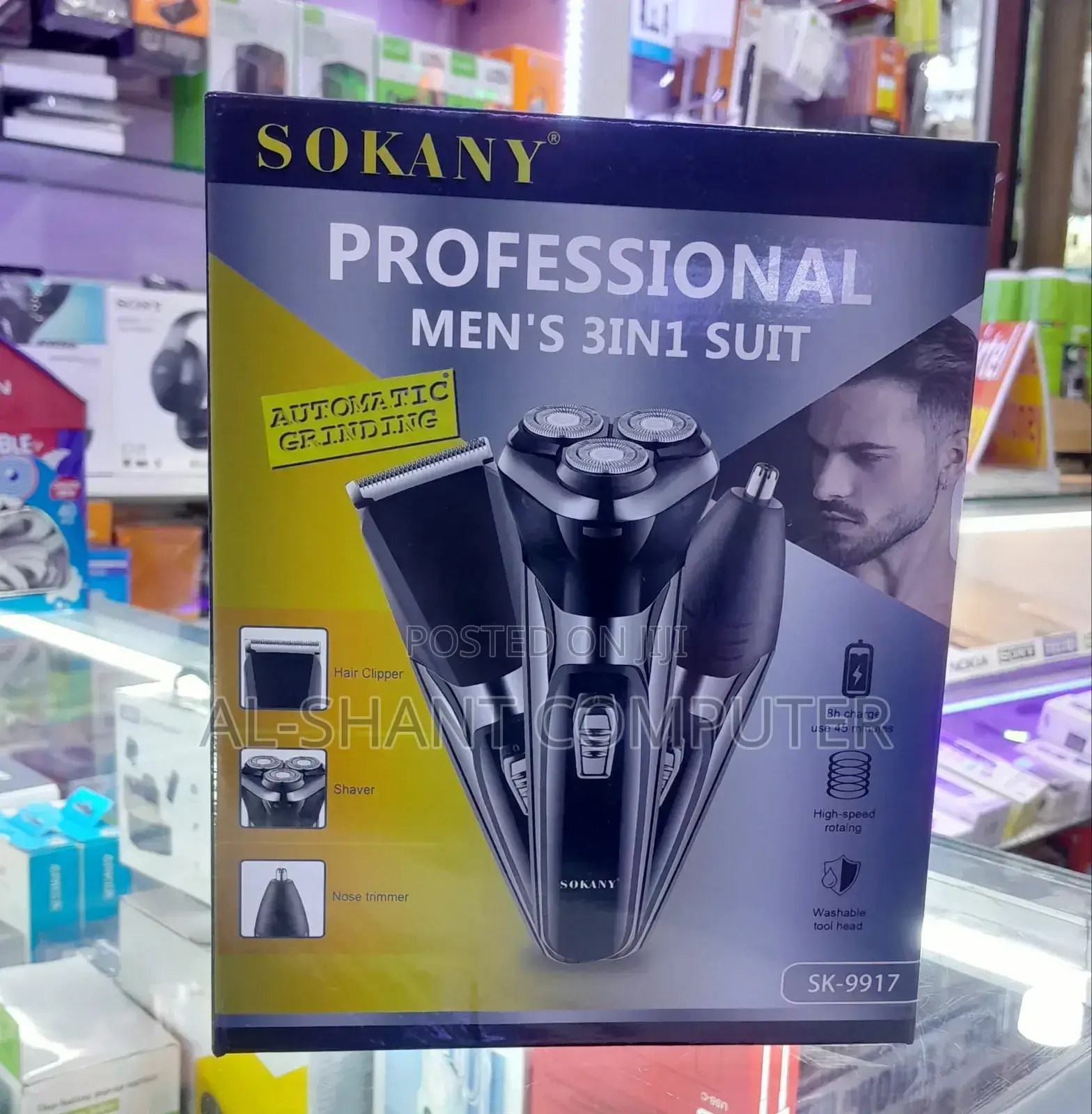 Sokany SK-9917 Professional 3in1 Mens Suit/Trimmers