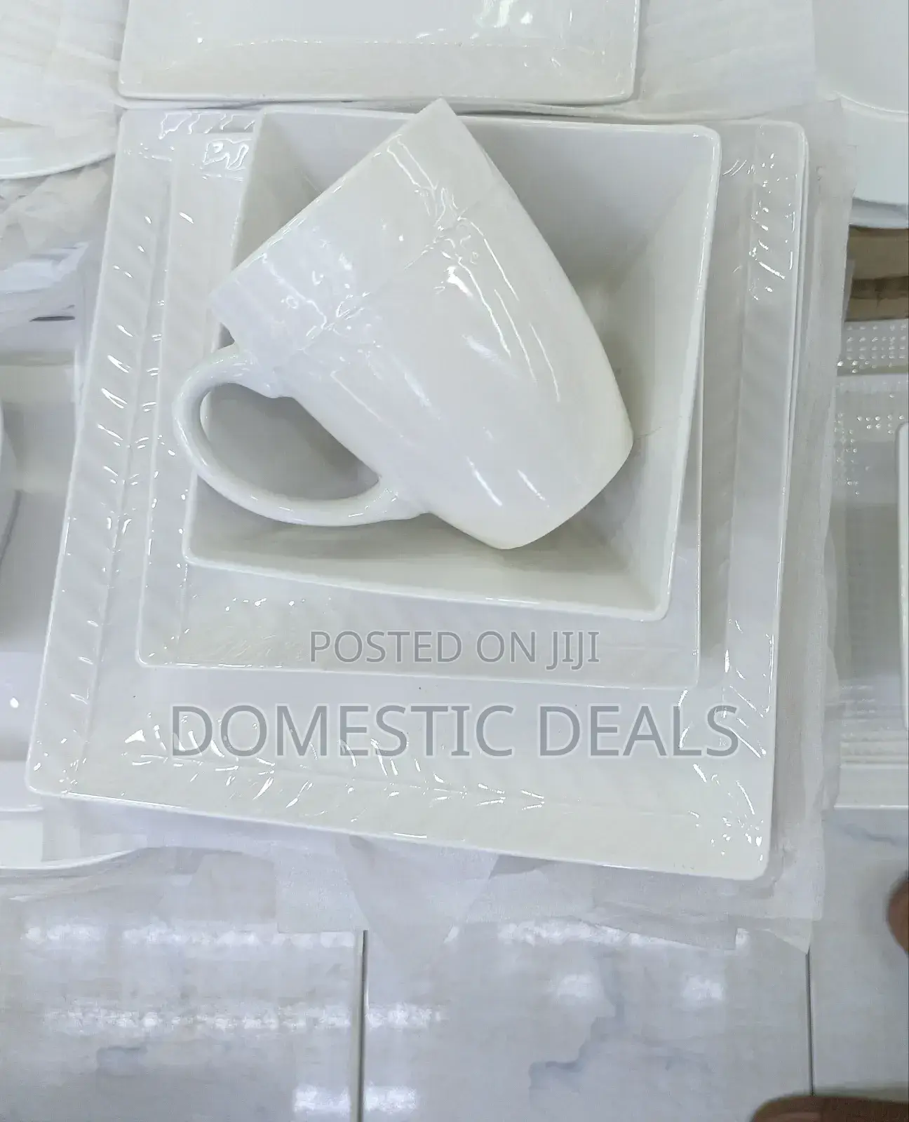 24pcs Dinner Set- White