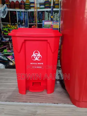 Photo - Foot Pedal Waste Bins 50L