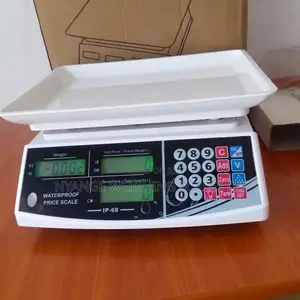 Hi-Tech Waterproof Tabletop Weighing Scales White30kg