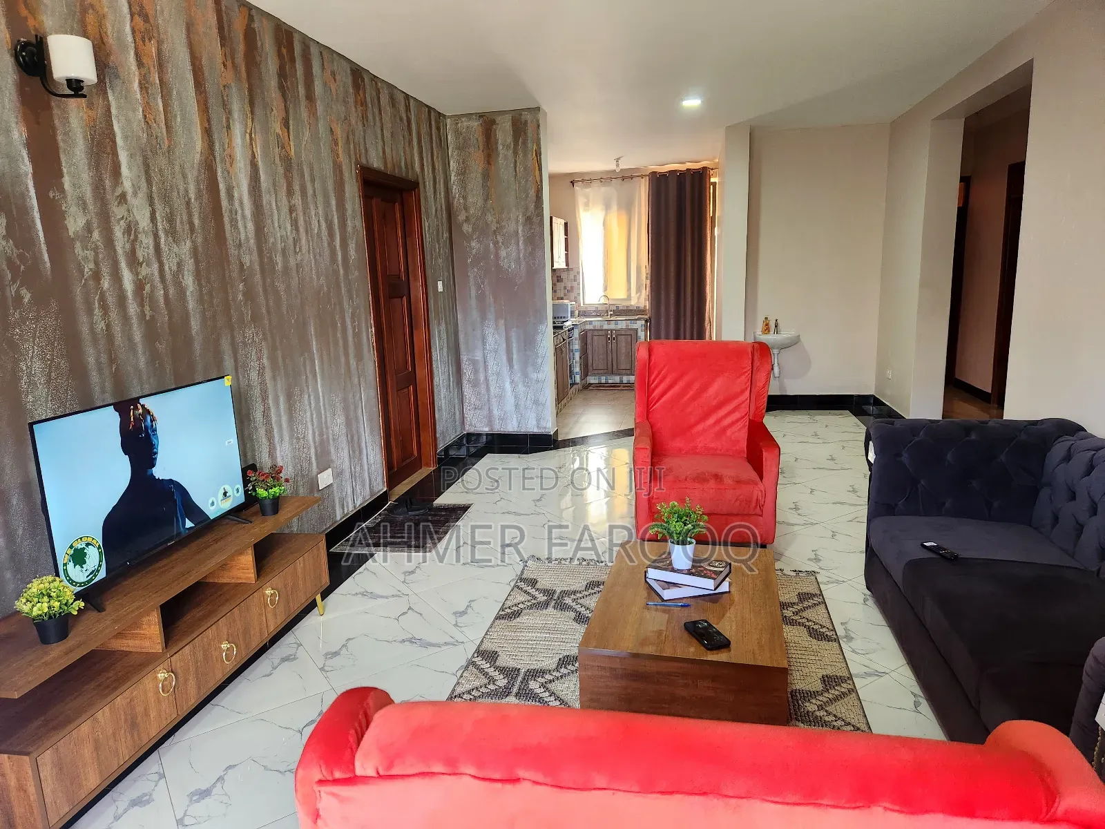 Furnished 1bdrm Apartment in Ahmedz Homes, Central Division for rent
