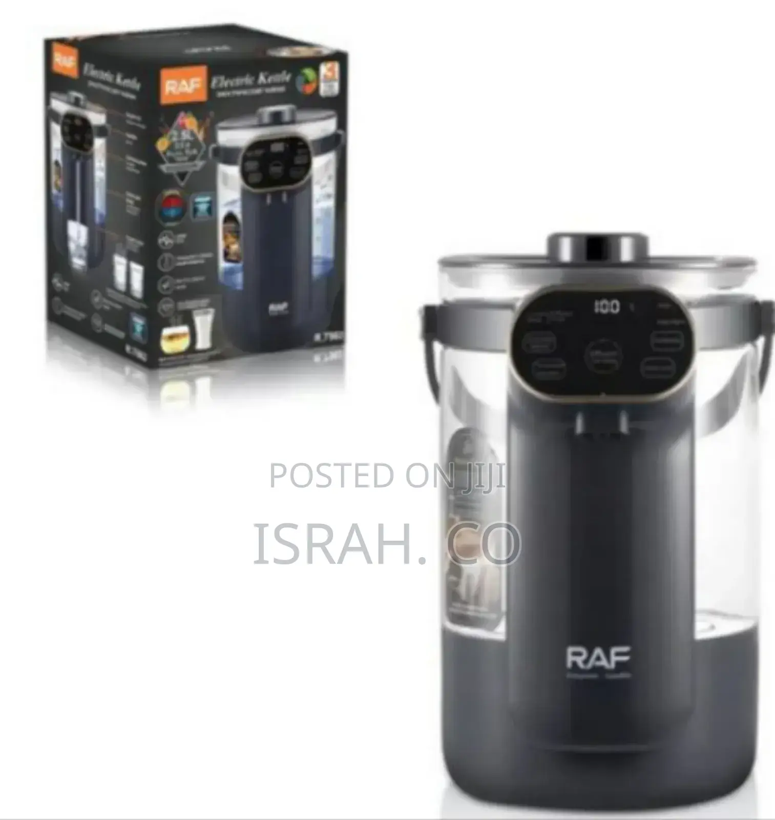 Glass RAF Electric Kettle