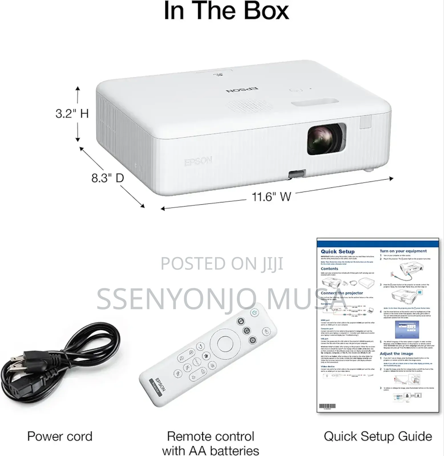 Epson Epiqvision Flex Co-W01 - Portable 3lcd Projector‐3000-