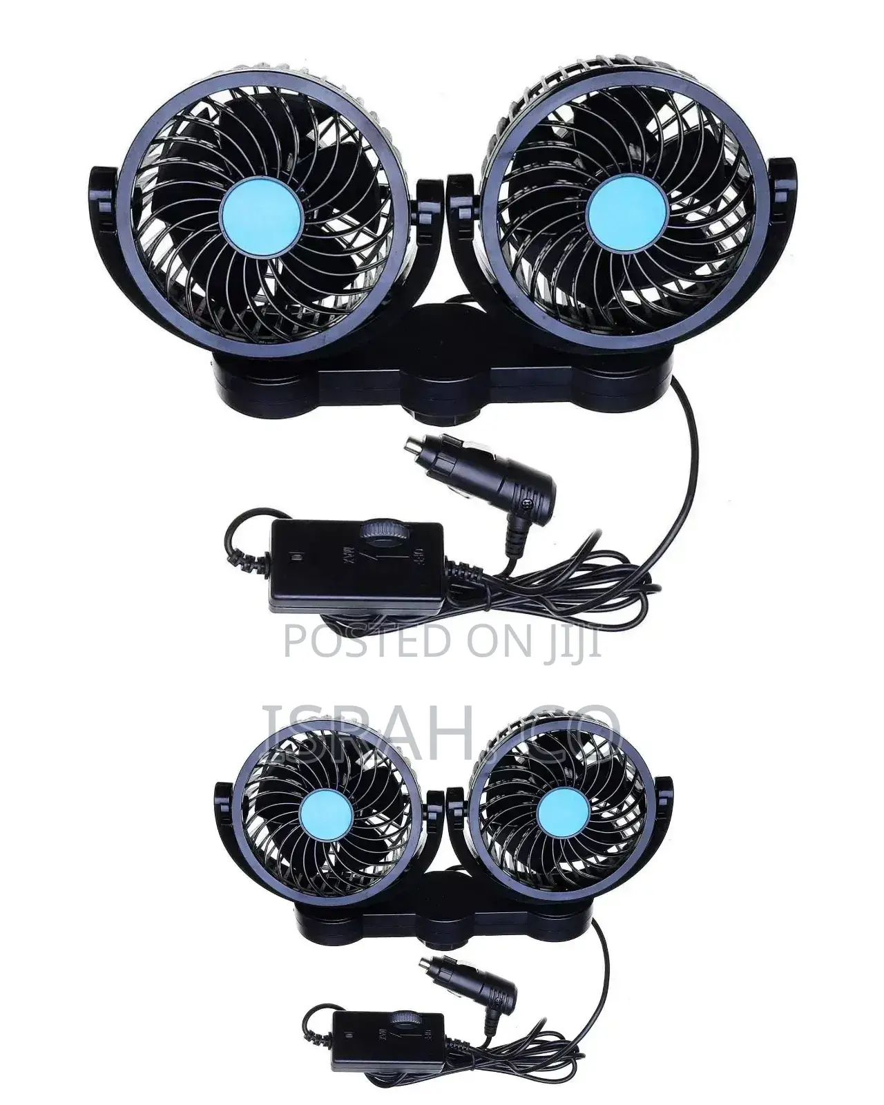 Brand Double Car Fan