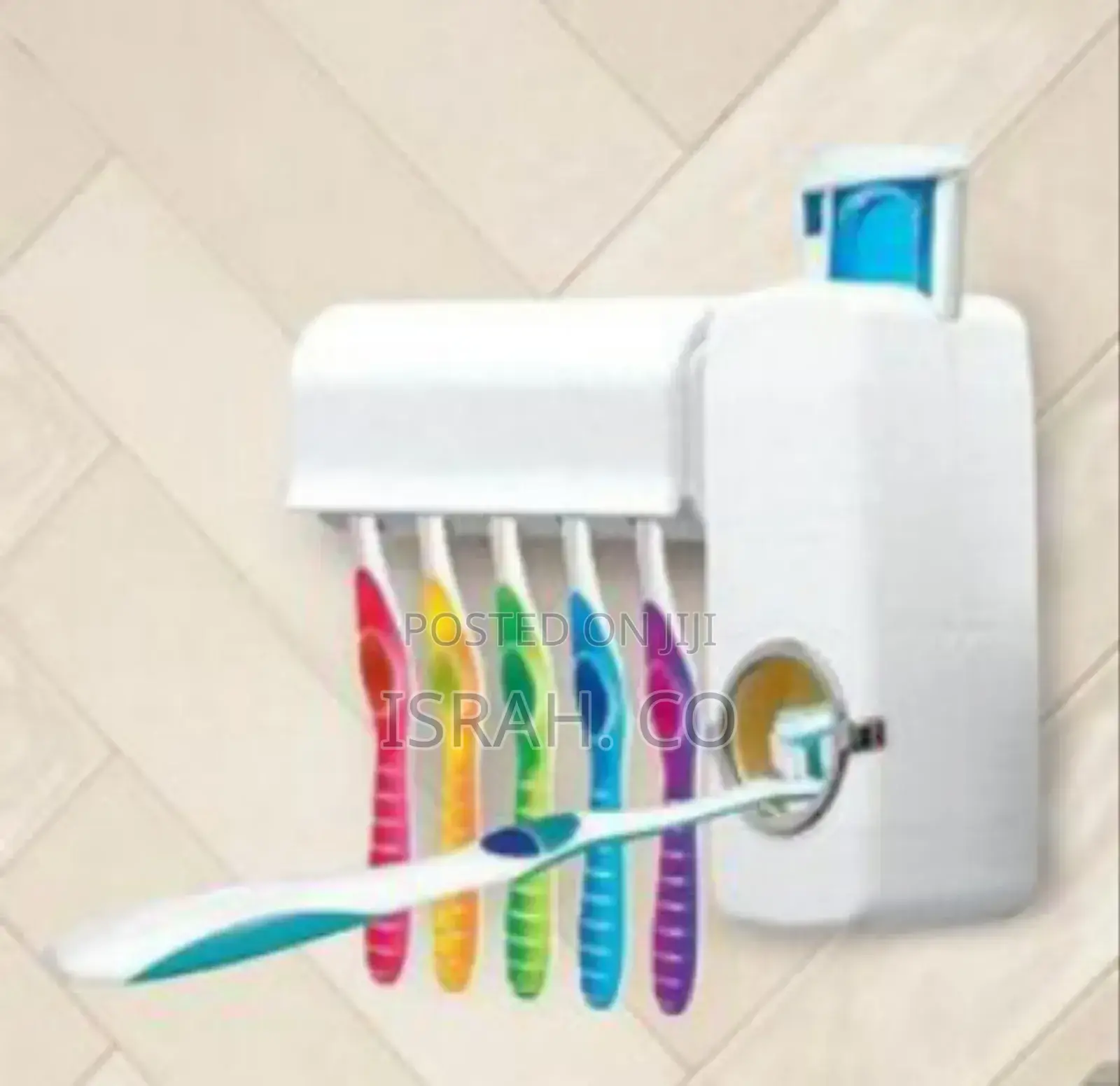 Plastic Mounted Toothbrush Holder