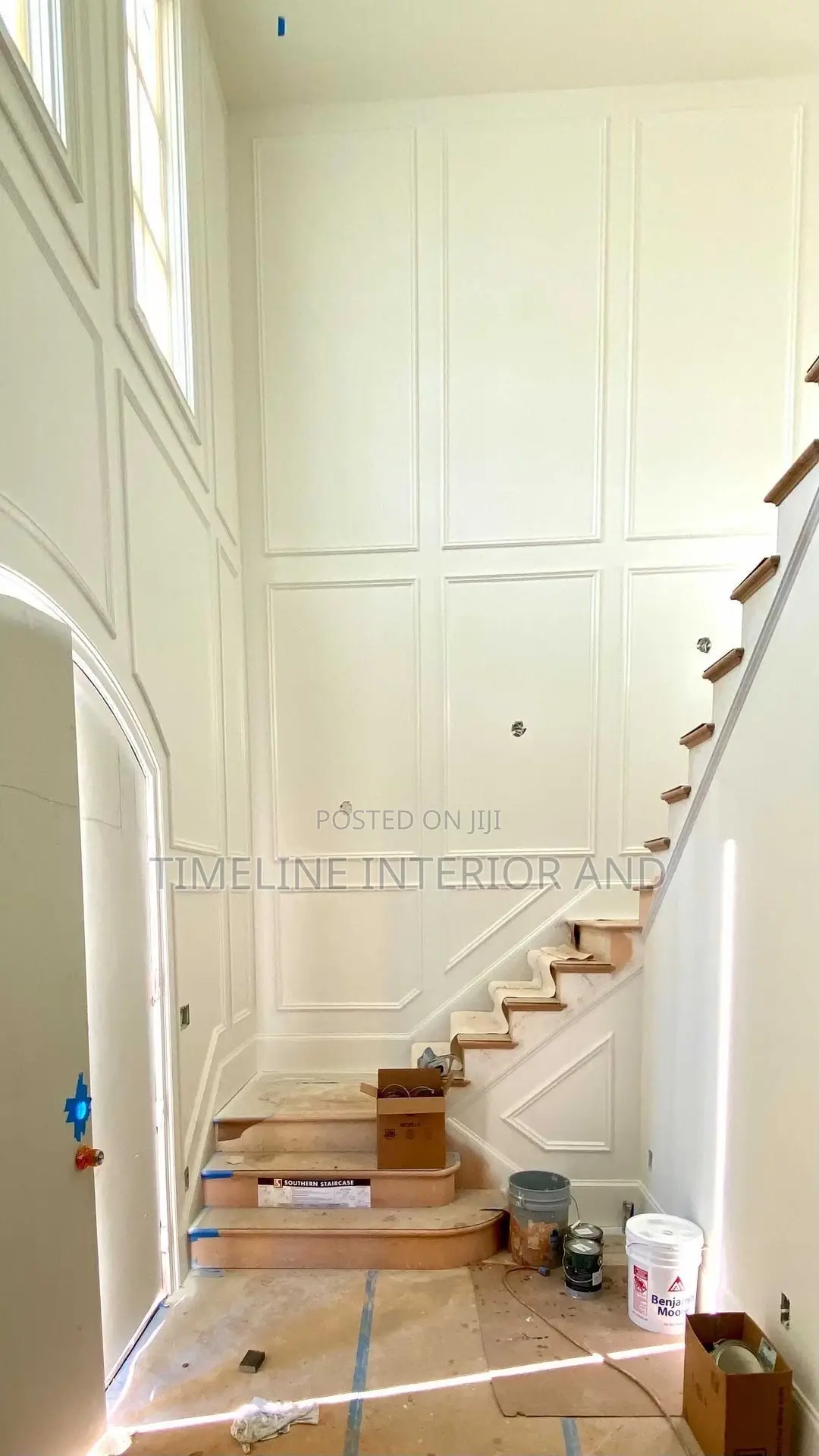 Wall Moulding on Staircases