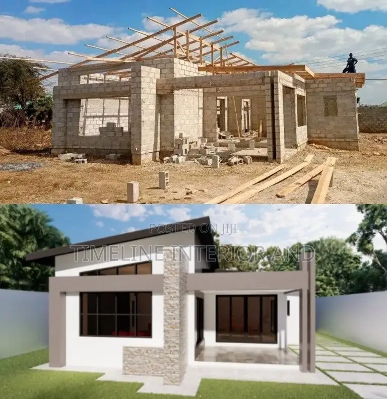 3D Elevation Plans and Actual Structures