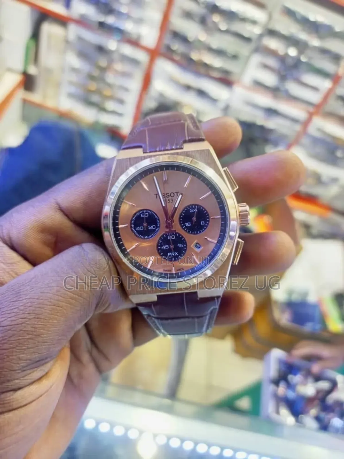 Brown Tissot Watch for Man