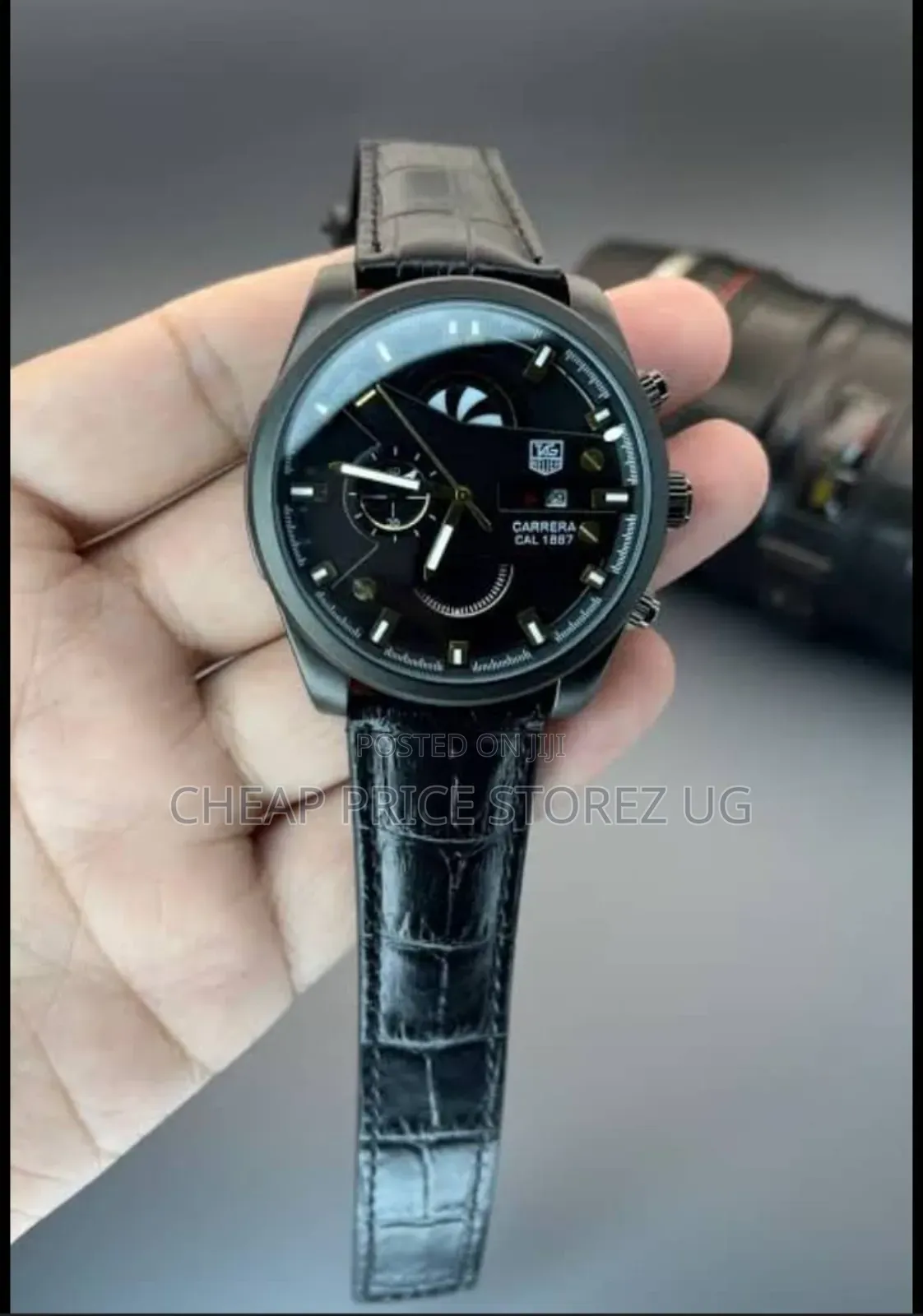 Cal 1887 Carrera Black Man's Watch