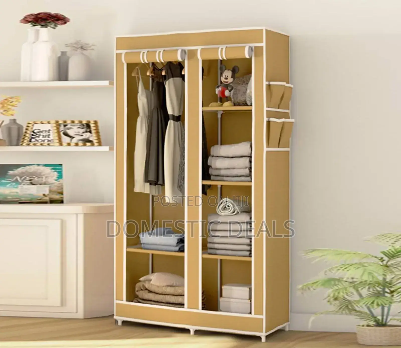 2 Colour Canvas Wardrobe