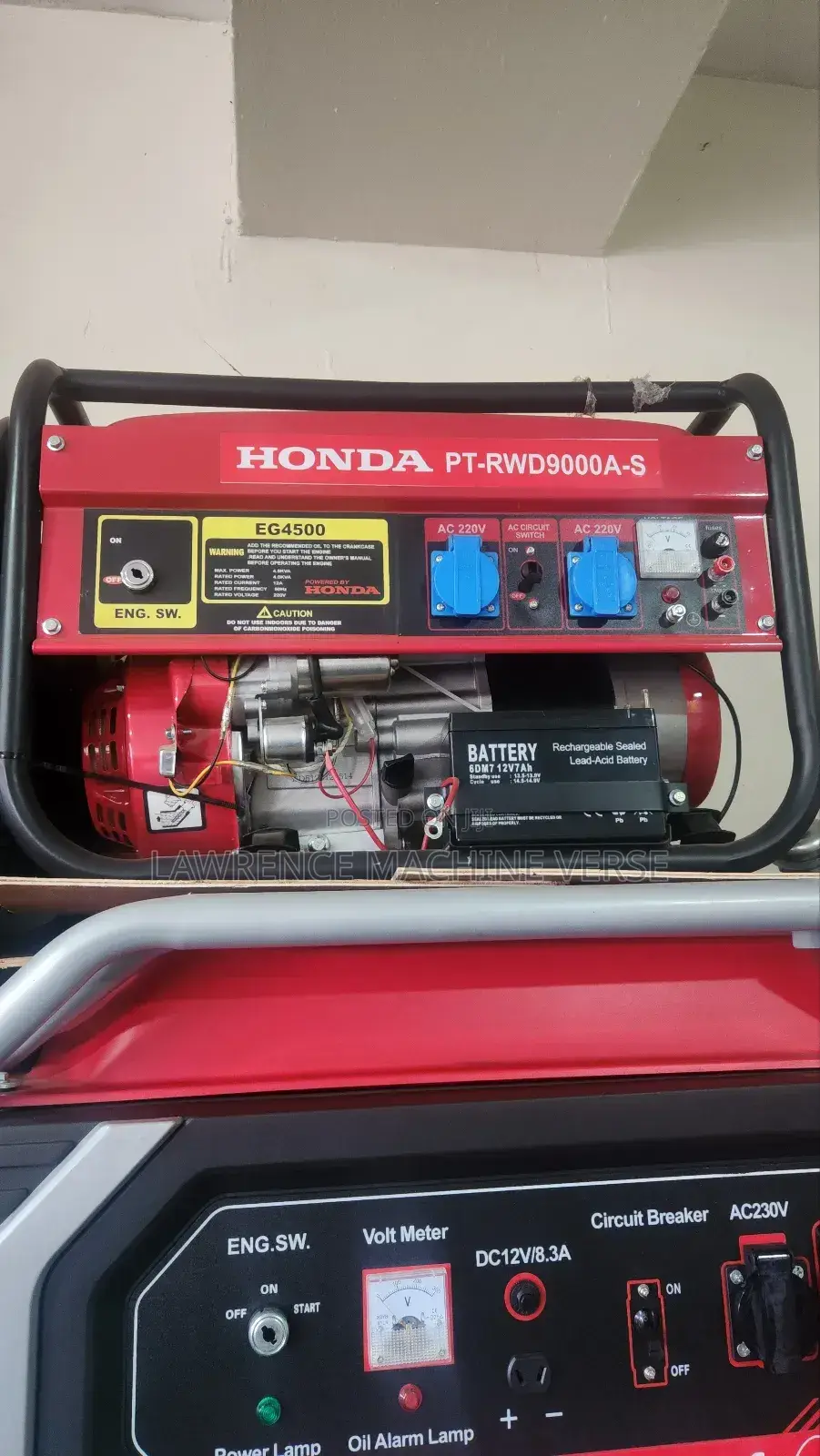 Honda Generator PT RWD 9000 4 Kva