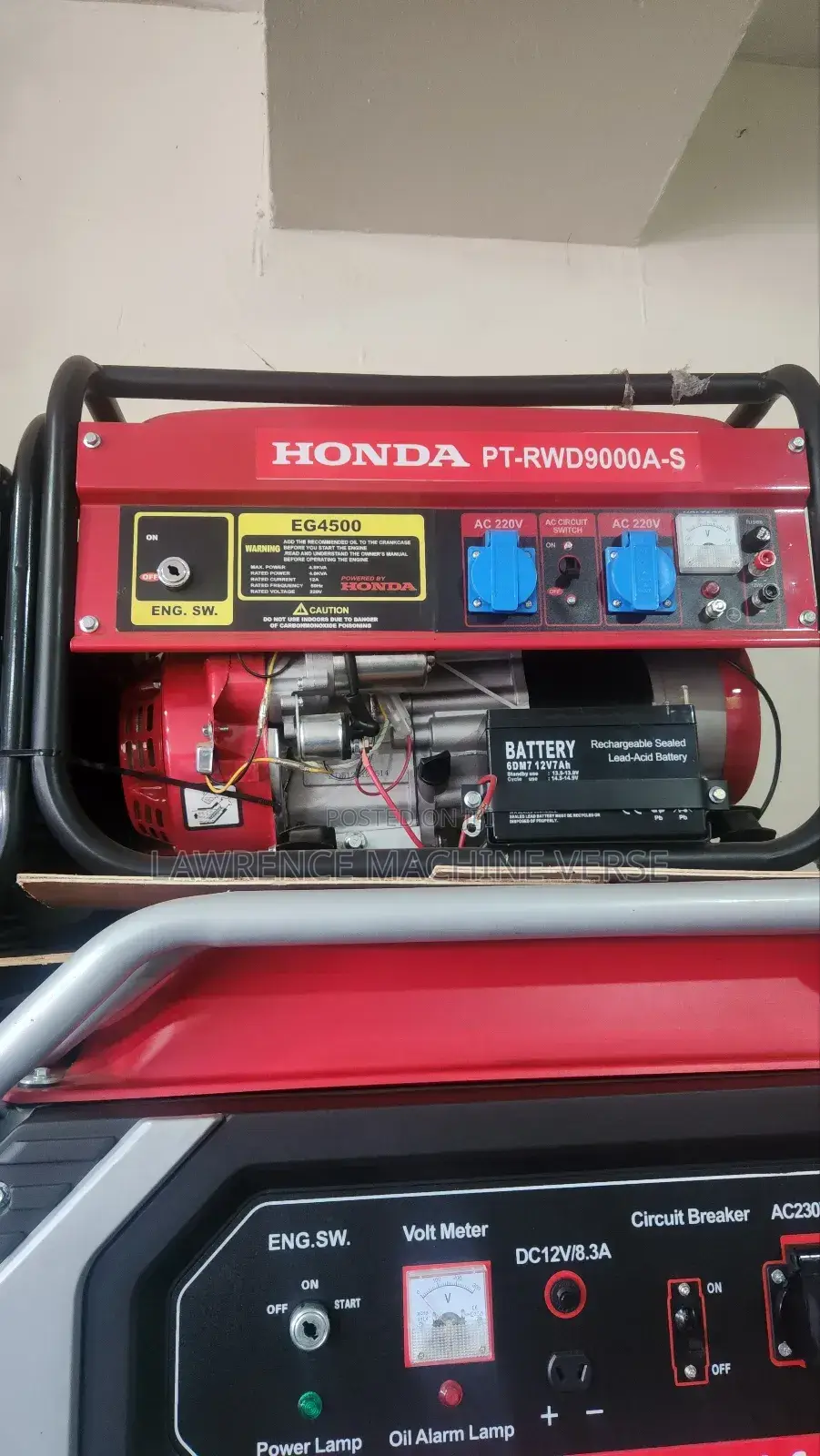 Honda Generator PT RWD 9000 4 Kva