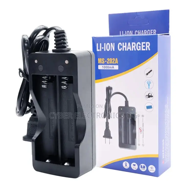 Fast Charge 18650 Li-Ion Rechargeable Battery Charger