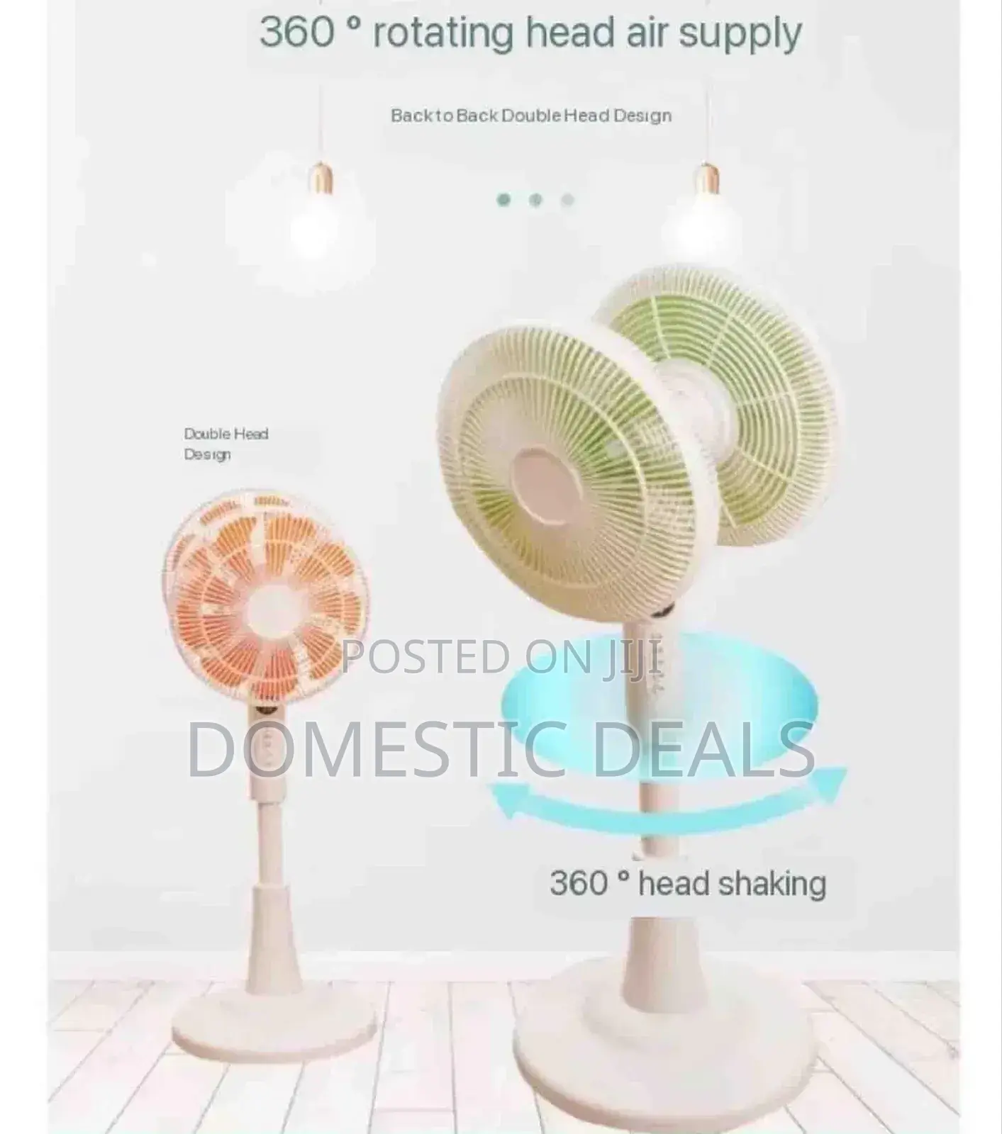 12 Inch Heavy Duty Double Sided Rotating Fan